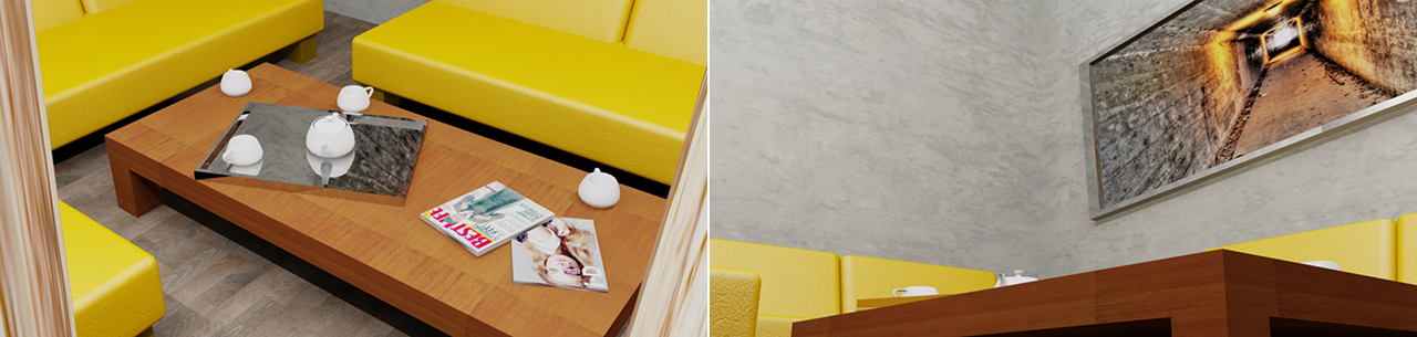 Reflective Asset Render - Interior Room